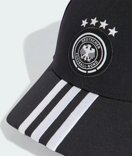 adidas UEFA EURO 2024 Deutschland Kappe schwarz/weiß