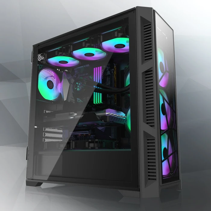 Raijintek Ponos Ultra TG4, Glasfenster