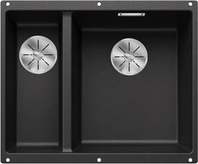 Blanco Subline 340/160-U InFino Unterbau Becken rechts anthrazit