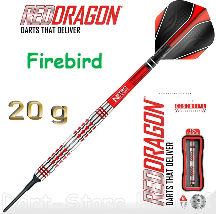 Red Dragon Firebird Softip Dartpfeil Set 20g