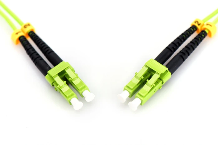 Digitus LWL Duplex Kabel, OM5, 2x LC Stecker/2x LC Stecker, 1m, grün