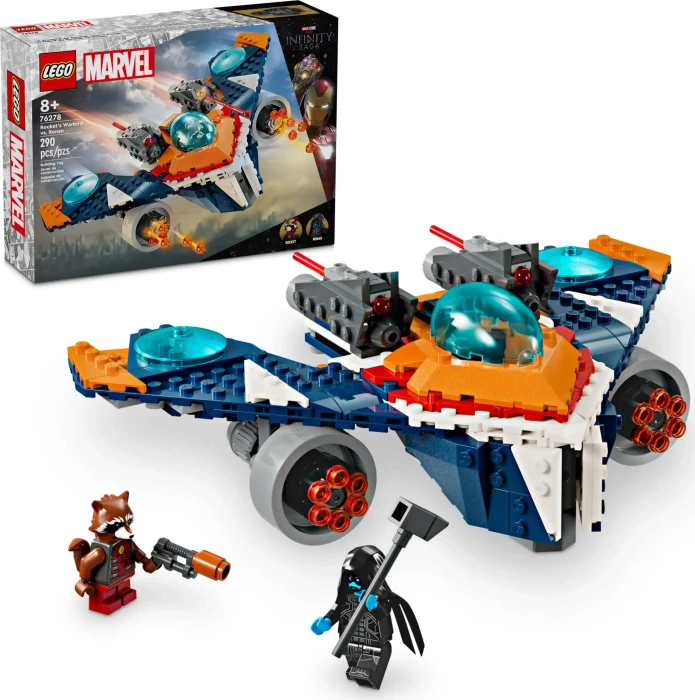 LEGO Marvel Super Heroes Spielset - Rockets Raumschiff vs. Ronan