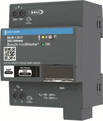 Busch-Jaeger DG-M-1.16.11 DALI-Gateway für Busch-free@home 16-fach, 4TE REG