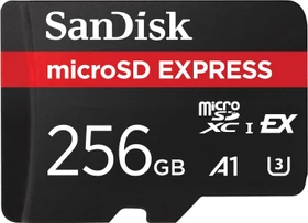 SanDisk microSD EXPRESS R880/W650 256GB, UHS-I U3, A1, Class 10, SD Express EX I