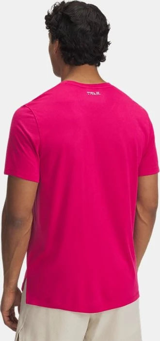 Under Armour Trail Laufshirt kurzarm shaded fuchsia/reflective (Herren)