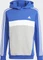 adidas Tiberio 3-Streifen Colorblock Hoodie semi lucid blue/white/medium grey heather (Junior) Vorschaubild