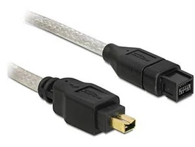 DeLOCK FireWire IEEE-1394b Kabel, 9-Pin auf 4-Pin, 2m