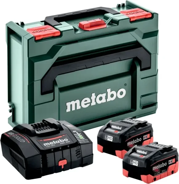 Metabo Starterset 18V, 10.0Ah, Li-Ionen/LiHD, 2 Akkus [20.0Ah] [360Wh]