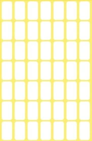 Avery-Zweckform Mini-Organisationsetiketten Sonderformat, 16x9mm, weiß, 6 Blatt (132 Etiketten)