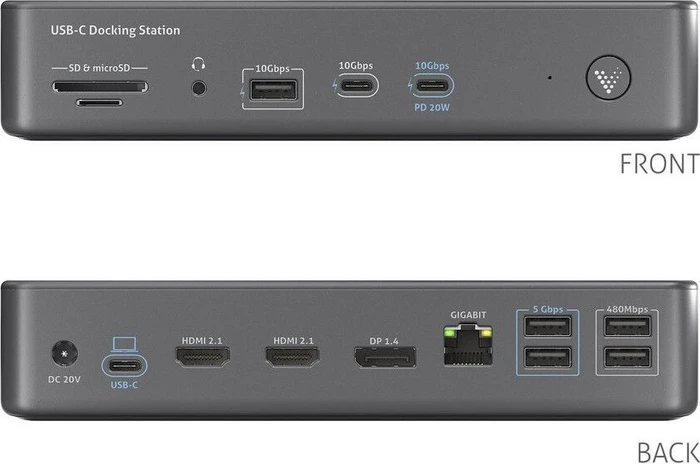 PureLink Vuelogic 15-in-1 USB-C Docking Station, USB-C 3.1 [Buchse]