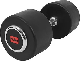 Gorilla Sports Profi Gummi Kurzhantel 27.5kg