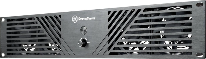 SilverStone 19" externes Lüftermodul, mit 4x 80mm Lüfter, schwarz, 2HE