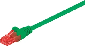 MicroConnect Patchkabel, Cat6, U/UTP, RJ-45/RJ-45, 0.25m, grün