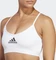 adidas AEROREACT Training Light-Support Sport-BH white/black (Damen) Vorschaubild