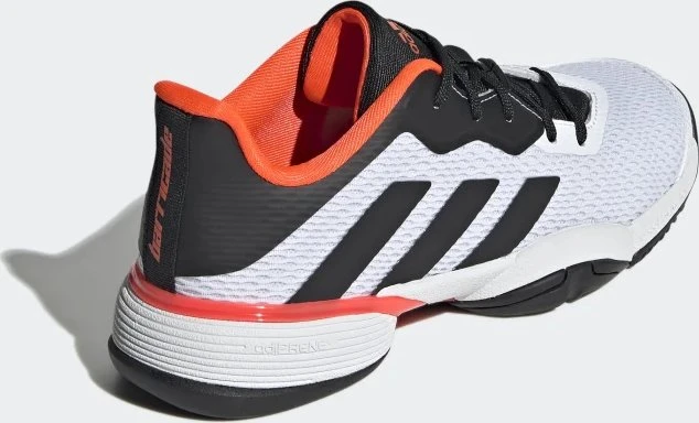 adidas Barricade cloud white/core black/solar red (Junior)