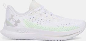 Under Armour Velociti 4 SE white/hyper green/halo gray (Damen)