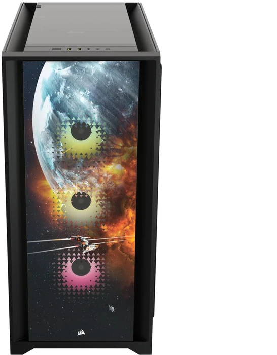 Corsair iCue 5000X RGB Signature Series Planetary, schwarz, Glasfenster