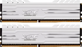 ADATA XPG Gammix D10 weiß UDIMM 32GB Kit, DDR4-3200, CL16-20-20