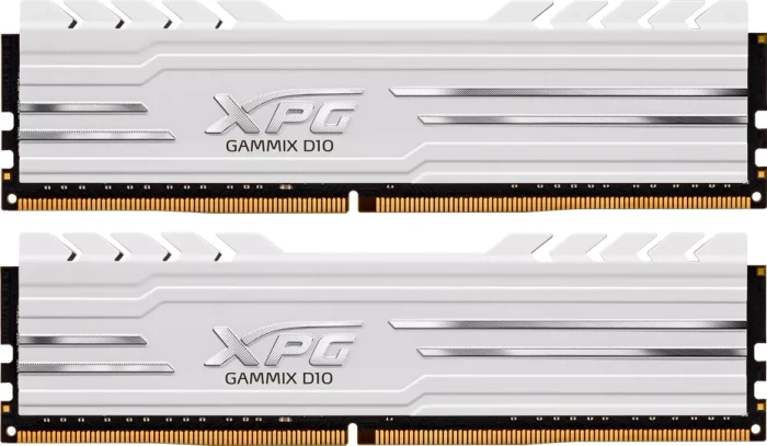 ADATA XPG Gammix D10 weiß UDIMM 32GB Kit, DDR4-3200, CL16-20-20