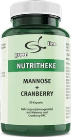 11A Nutritkheke the green line Mannose + Cranberry Kapseln, 60 Stück