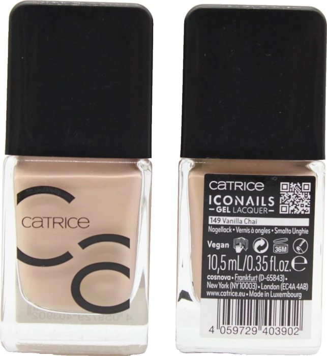 Catrice ICONails Gel Lacquer Nagellack 149 Vanilla Chai, 10ml