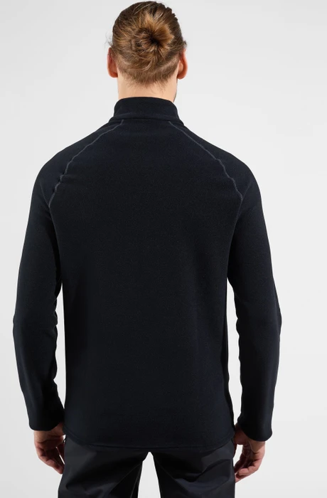 Odlo Rigi Mid Layer Half Zip Laufshirt langarm schwarz (Herren)