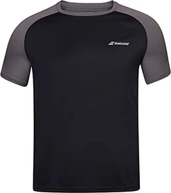 Babolat Play Crew Neck Tennis Funktionsshirt kurzarm schwarz (Herren)