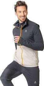 Odlo Zeroweight Warm Laufweste silver cloud/india ink (Herren)