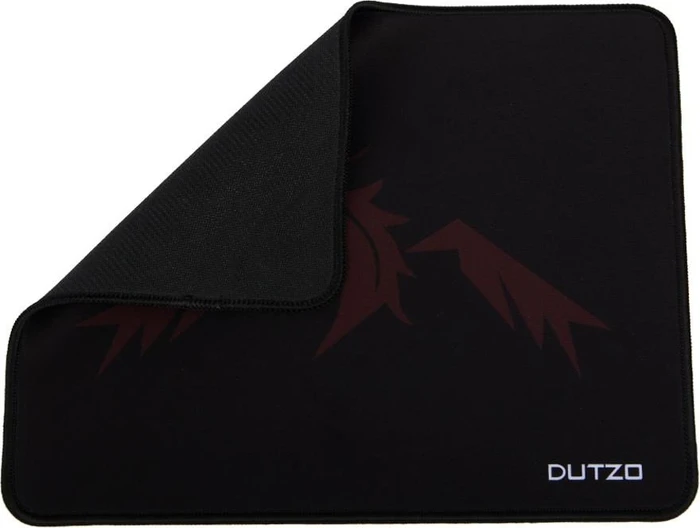 Dutzo Fushi Edged Gaming Mousepad Medium, 360x300mm, schwarz/orange