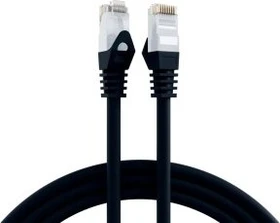 EFB Elektronik CCA Patchkabel, Cat6, U/UTP, RJ-45/RJ-45, 0.25m, schwarz