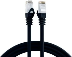 EFB Elektronik CCA Patchkabel, Cat6, U/UTP, RJ-45/RJ-45, 0.25m, schwarz