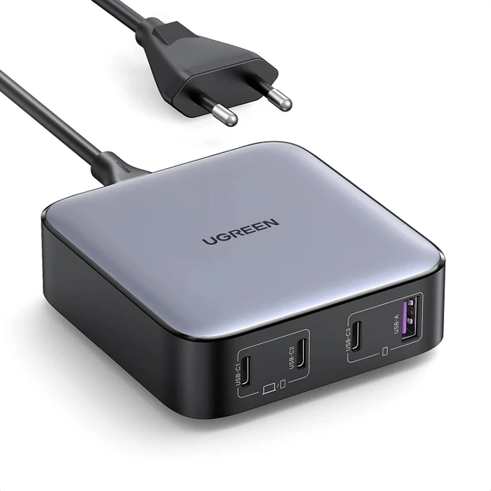 Ugreen Nexode 100W Desktop Charger schwarz/silber