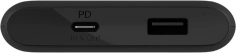 Belkin BoostCharge USB-C PD Powerbank 10K mit USB-C-Kabel schwarz