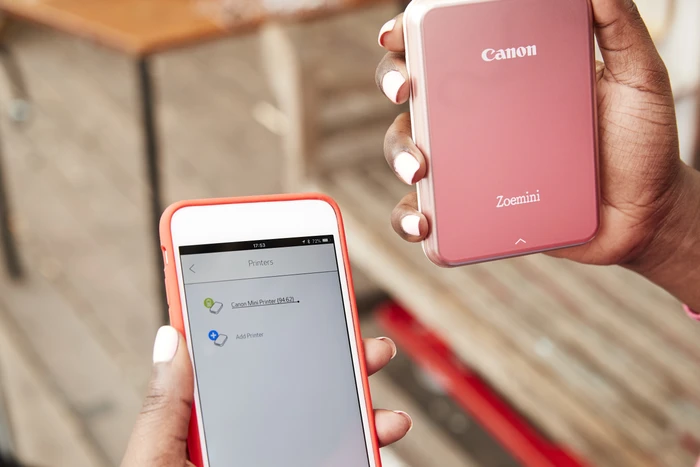 Canon Zoemini ZINK Photo Printer, rose gold