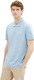Tom Tailor Piqué Poloshirt kurzarm washed out middle blue (Herren)