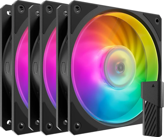 Cooler Master Mobius 120P ARGB, LED-Steuerung, 120mm, 3er-Pack