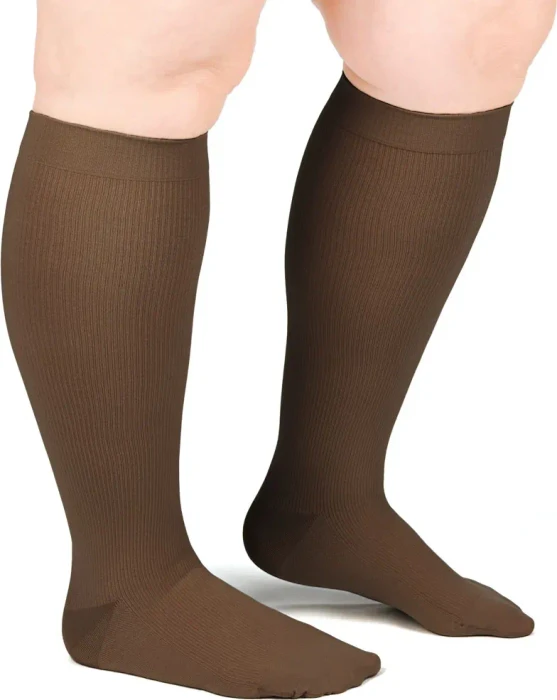 Compressana Linea Cotton AD CCL2 Größe V Kompressionsstrümpfe choco