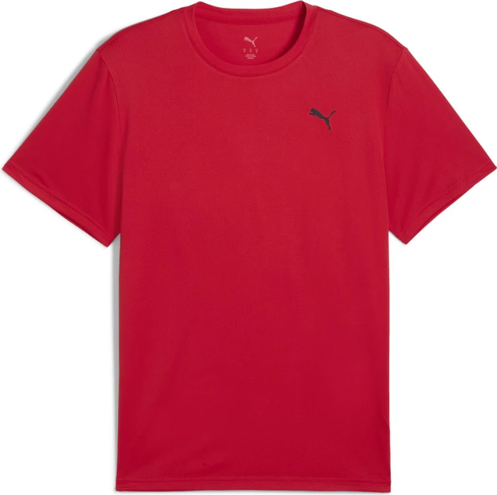 Puma Train All Day Essentials Poly Texture T-Shirt kurzarm for all time red (Herren)