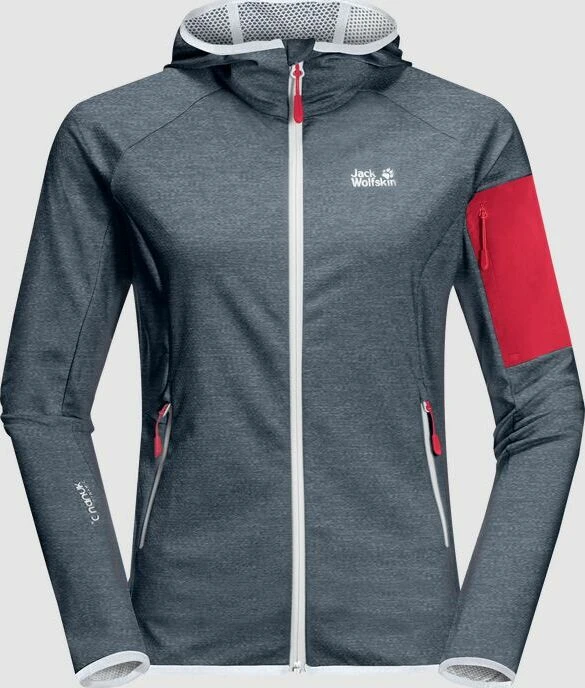 Jack Wolfskin Milford Hooded Funktionsjacke dark indigo (Damen)