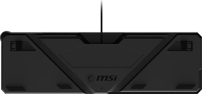 MSI STRIKE 600 V2 Silent Gaming Keyboard, LEDs RGB, Kailh Midnight Pro Silent Tactile, USB, UK
