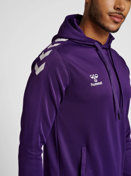hummel Core XK Poly Sweat Hoodie acai/white (Herren)