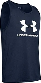 Under Armour Sportstyle Logo Funktionsshirt ärmellos navy (Herren)