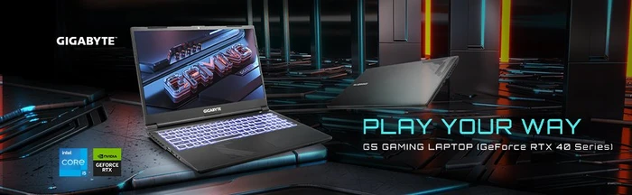 GIGABYTE G5, Core i5-13500H, 16GB RAM, 512GB SSD, GeForce RTX 4050, DE