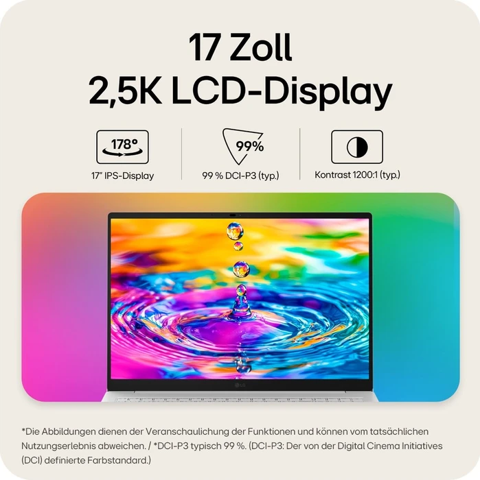 LG gram Pro 17, Core Ultra 7 355, 32GB RAM, 2TB SSD [2026]