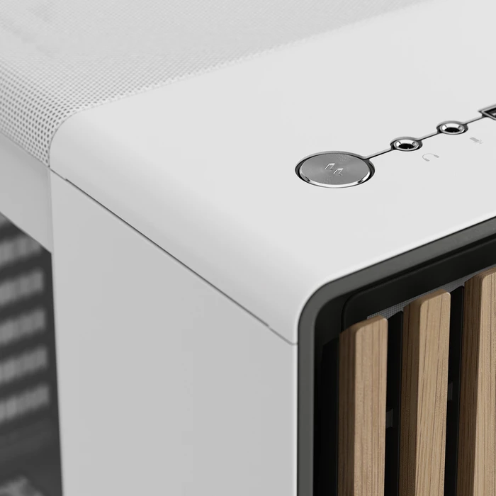 Fractal Design North Chalk White TG Clear, Glasfenster