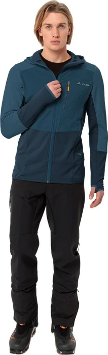 Vaude Monviso Hooded Grid Fleece Funktionsjacke dark sea (Herren)