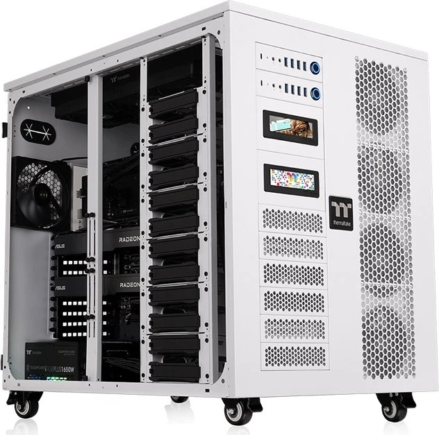Thermaltake AX1000 TG Snow, Glasfenster