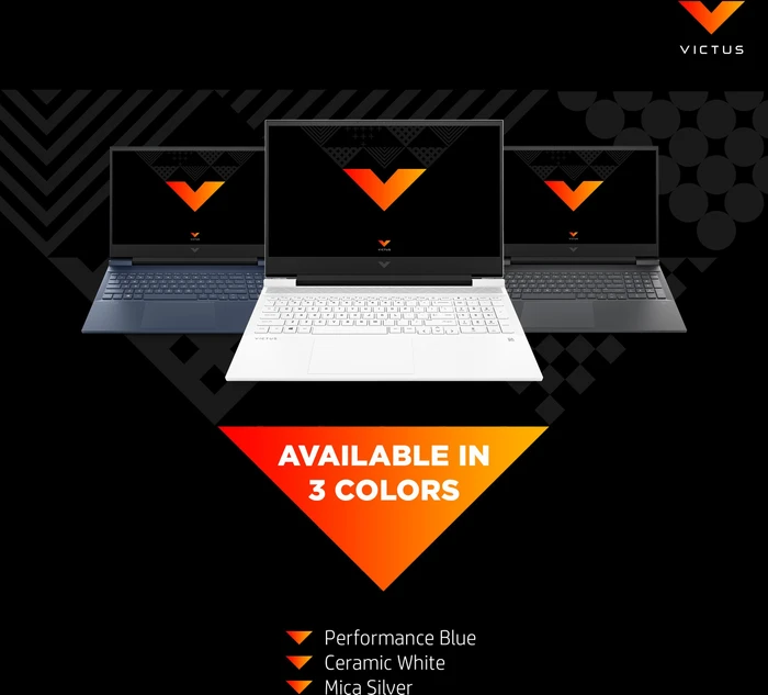 HP Victus 16-e0357ng, Ceramic White, Ryzen 5 5600H, 16GB RAM, 512GB SSD, GeForce RTX 3050 Ti, DE