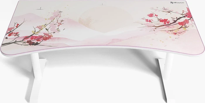 Arozzi Arena Gaming Desk Schreibtisch 160x82cm Sakura/weiß