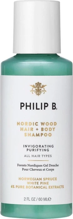 Philip B. Nordic Wood Hair und Body Shampoo, 60ml